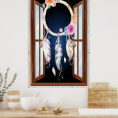 Native American Series Dreamcatcher 5 Poster (Küche)