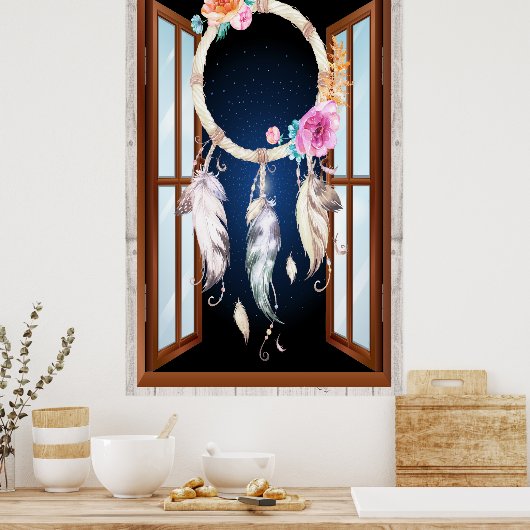 Native American Series Dreamcatcher 5 Poster (Küche)