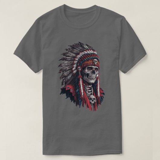 Native American Shaman T-Shirt (Design vorne)