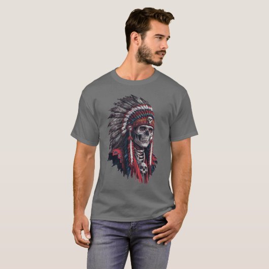 Native American Shaman T-Shirt (Vorne ganz)