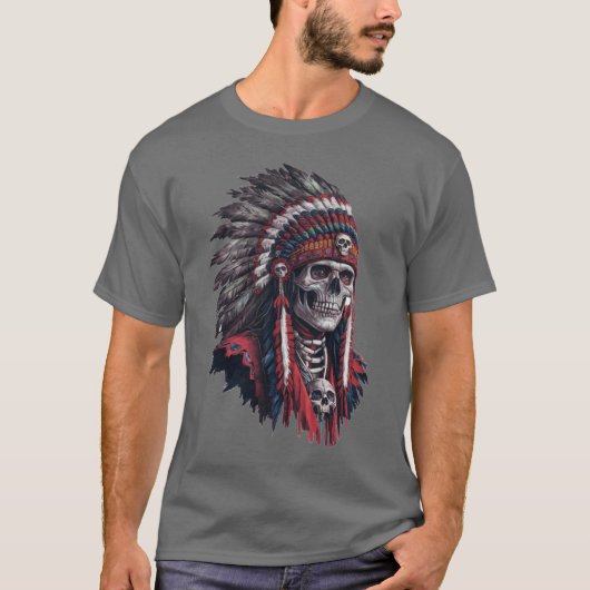 Native American Shaman T-Shirt (Vorderseite)