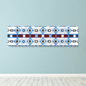 Native American Sioux Stretched Canvas Print Leinwanddruck (Insitu (Holzboden))