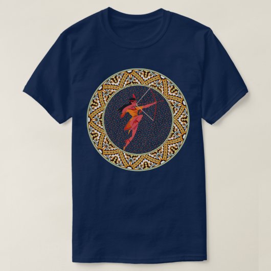 Native American Sioux Warrior (2) T-Shirt (Design vorne)