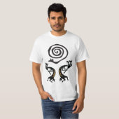 Native American Snake Kokopelli T - Shirt (Vorne ganz)