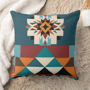 Native American Southwestern Tribal Design Kissen