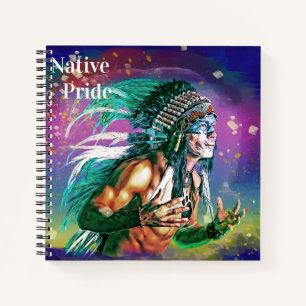 Native American Spiral Notebook Notizblock