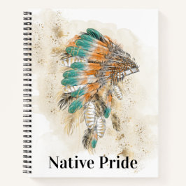 Native American Spiral Notebook Notizblock
