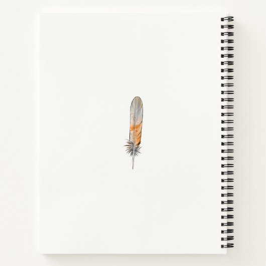 Native American Spiral Notebook Notizblock (Rückseite)
