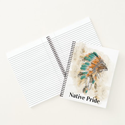 Native American Spiral Notebook Notizblock (Innenseite)