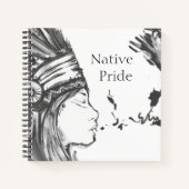 Native American Spiral Sketchbook Notizblock (Vorderseite)