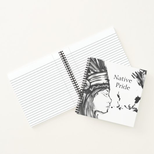 Native American Spiral Sketchbook Notizblock (Innenseite)