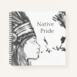Native American Spiral Sketchbook Notizblock