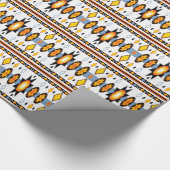 Native American Sun Muster Wrapping Paper Geschenkpapier (Ecke)