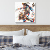 Native American Tänzer Leinwanddruck gespannt (Insitu (Schlafzimmer))