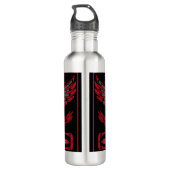 Native American Thunderbird Illustration Edelstahlflasche (Rückseite)