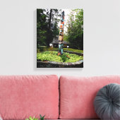 Native American Totem Poll Glacier Park Montana Leinwanddruck (Insitu (Wohnzimmer))