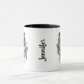 Native American Tribal Wolf Tasse (Zentrum)