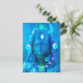 Native American Zauberer Postkarte (Stehend Vorderseite)