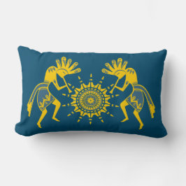 Native Americans Culture - Sun Dancing Kokopelli 6 Lendenkissen