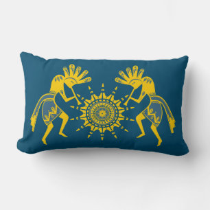 Native Americans Culture - Sun Dancing Kokopelli 6 Lendenkissen