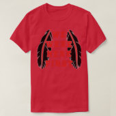 NATIVE AMERIKANER WAREN HIER ERSTE T-Shirt (Design vorne)