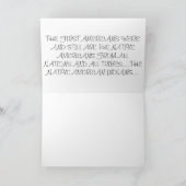 NATIVE AMERIKANISCHE KARTE (Innenseite)