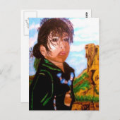 NATIVE AMERIKANISCHE KINDER Postkarte (Vorne/Hinten)