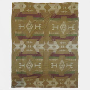 NATIVE AMERIKANISCHE (simulierte) Fleece Blankets