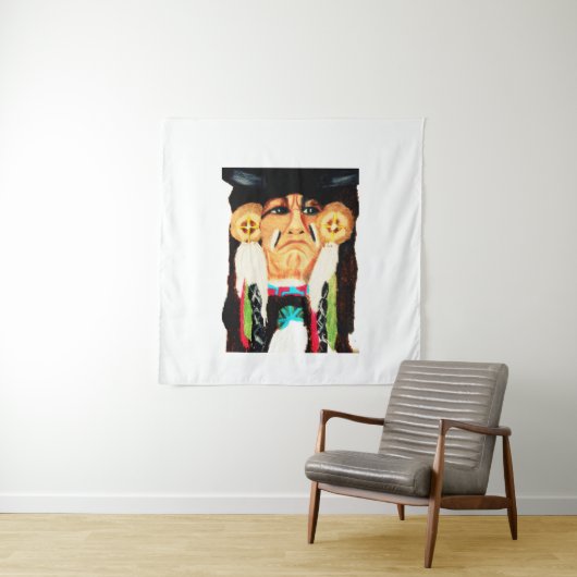 NATIVE AMERIKANISCHE Tapisserie Wandteppich (Beispiel)