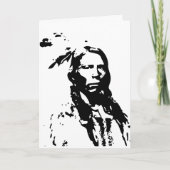 NATIVE AMERIKANISCHE UREINWOHNER BLANK CARD KARTE (Vorderseite)