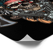 Native Amerikanische Ureinwohner Chief Skull Motor Poster (Ecke)