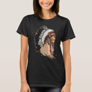 Native Amerikanische Ureinwohner Headdress T-Shirt