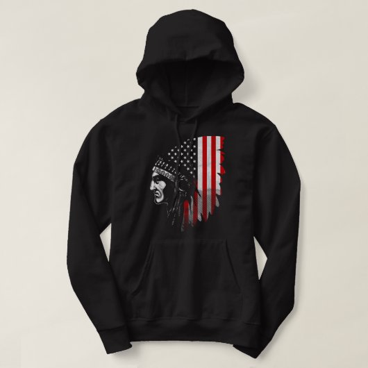 Native Amerikanische Ureinwohner Hoodie (Design vorne)