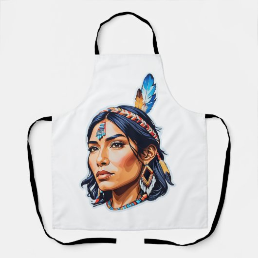 Native Amerikanische Ureinwohner Lady Schürze (Vorderseite)