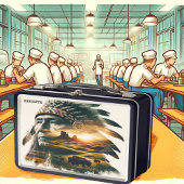 Native Amerikanische Ureinwohner Metall Brotdose