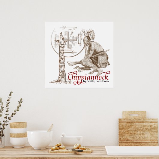 Native Amerikanische Ureinwohner Poster im Tode Ic (Küche)