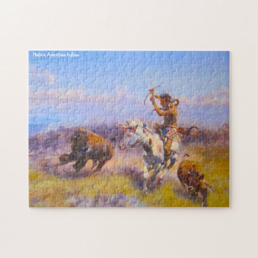 Native Amerikanische Ureinwohner Puzzle (Horizontal)