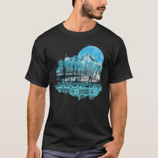 Native Amerikanische Ureinwohner River Camp T-Shirt