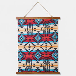 Native Amerikanische Ureinwohner Southwest Art Wal Wandteppich Mit Holzrahmen