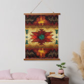 Native Amerikanische Ureinwohner Southwest Art Wandteppich Mit Holzrahmen (Schlafzimmer)