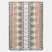 Native Amerikanische Ureinwohner Südwest Pattern Decke (Vorderseite Vertikal)