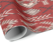 Native Amerikanische Ureinwohner Südwest Pattern Geschenkpapier (Rolleneckpunkt)