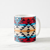 Native Amerikanische Ureinwohner Südwest Pattern Kaffeetasse (VorderseiteRechts)