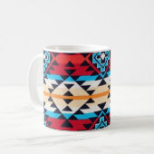 Native Amerikanische Ureinwohner Südwest Pattern Kaffeetasse (Vorderseite Links)