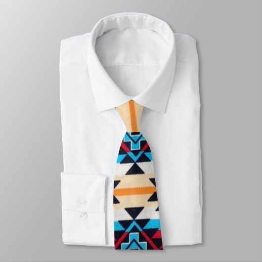 Native Amerikanische Ureinwohner Südwest Pattern Krawatte (Gebunden)