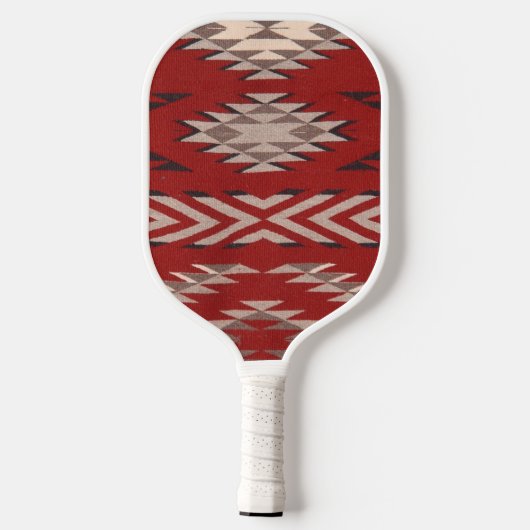 Native Amerikanische Ureinwohner Südwest Pattern Pickleball Schläger (Rückseite)
