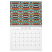 Native Amerikanische Ureinwohner Tribal Art Kalender (Feb 2026)