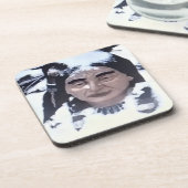 Native Amerikanische Ureinwohner Untersetzer (Linke Seite)