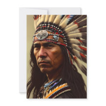 Native Amerikanische Ureinwohner Warrior