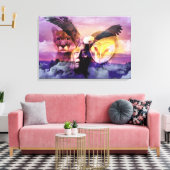 Native Amerikanische Ureinwohner Warrior Leinwanddruck (Insitu (Wohnzimmer))